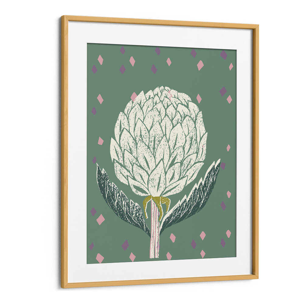 Artichoke Sage Green Floral Flower Paintings showcase a stunning floral design that enhances any space beautifully.