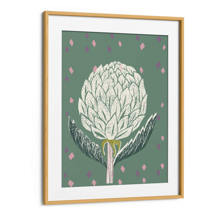 Artichoke Sage Green Floral Flower Paintings showcase a stunning floral design that enhances any space beautifully.