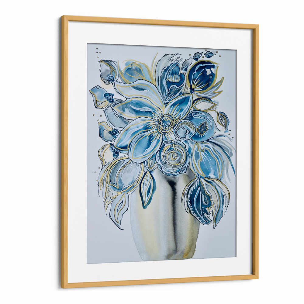Stunning AZUL FLORAL, FLORAL FLOWER PAINTINGS brighten your space with vibrant colors and intricate designs.
