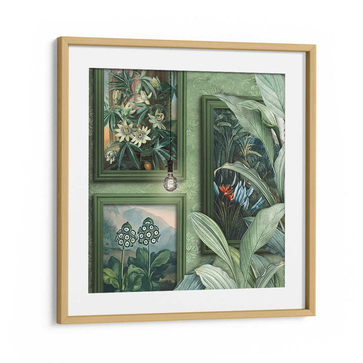 BOTANICAL WOODS , FLORAL FLOWER PAINTINGS