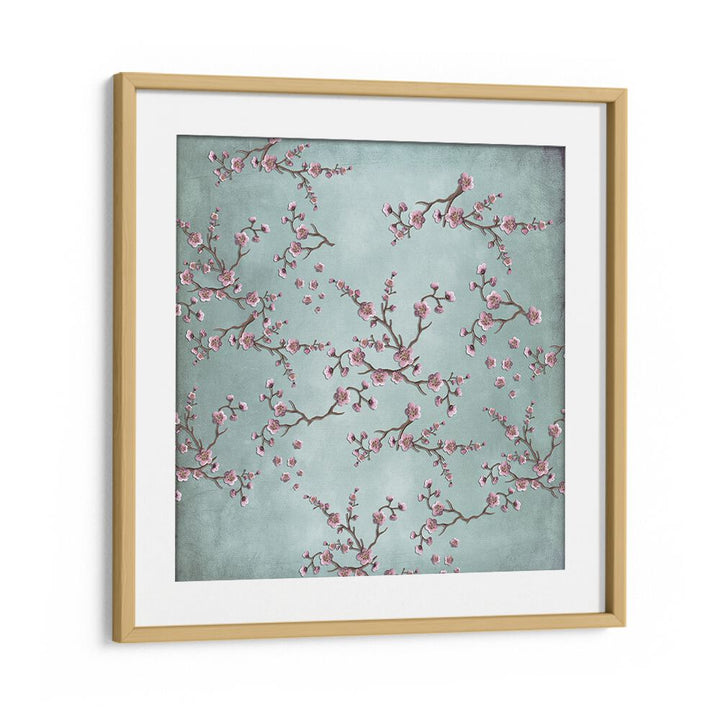 Delicate CHERRY BLOSSOMS II, FLORAL FLOWER PAINTINGS, featuring vibrant blooms against a serene backdrop. Perfect for decor.