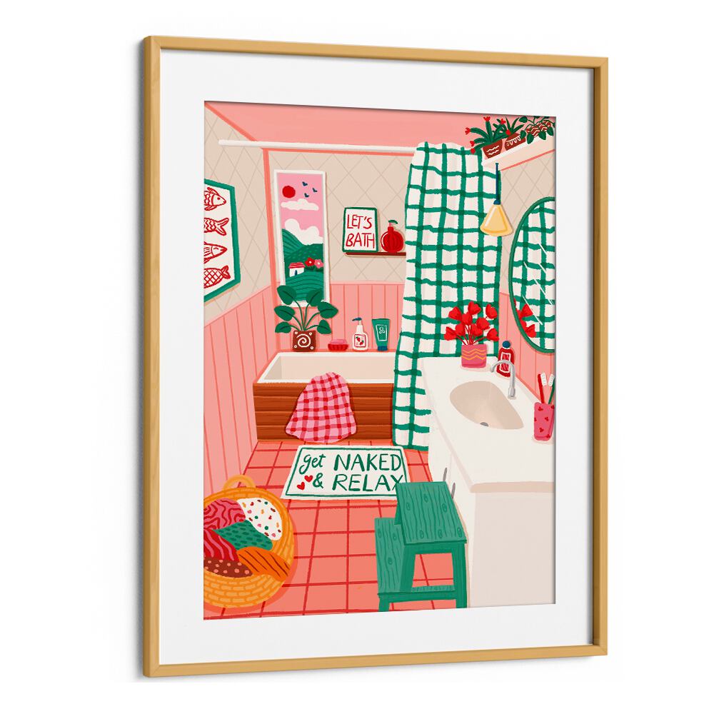 COZY BATHROOM OASIS , FASHION POSTERS