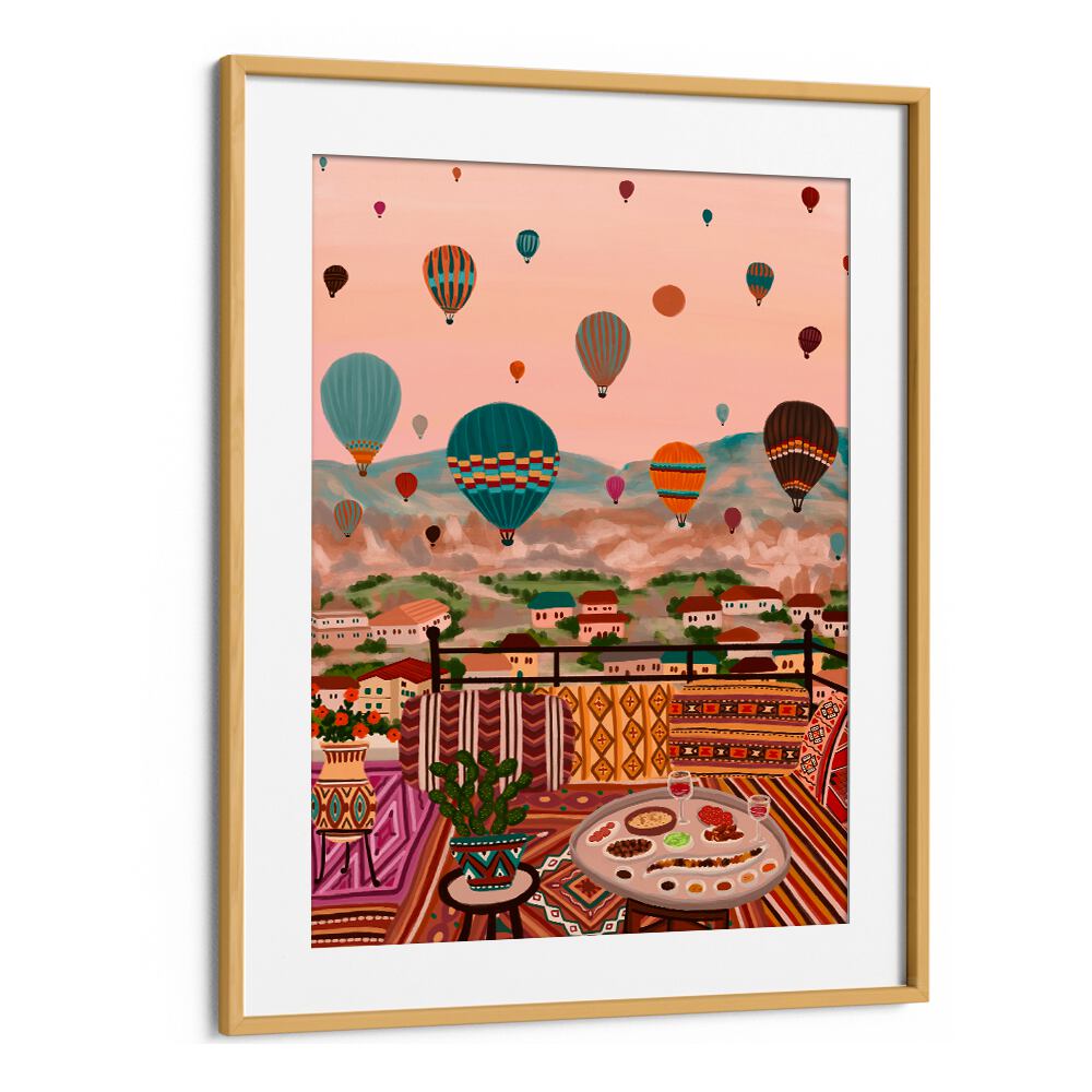 DREAMY BALLOON VISTA , TRAVEL POSTERS