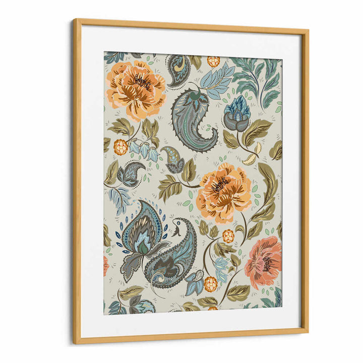 Elegant PAISLEY PATTERN II art print showcasing intricate motifs, perfect for enhancing any space with sophistication.