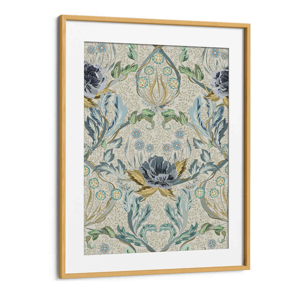 Transform your space with HAZY BLUE TINTED PATTERN, PATTERN ART PRINTS, featuring intricate designs and colors.