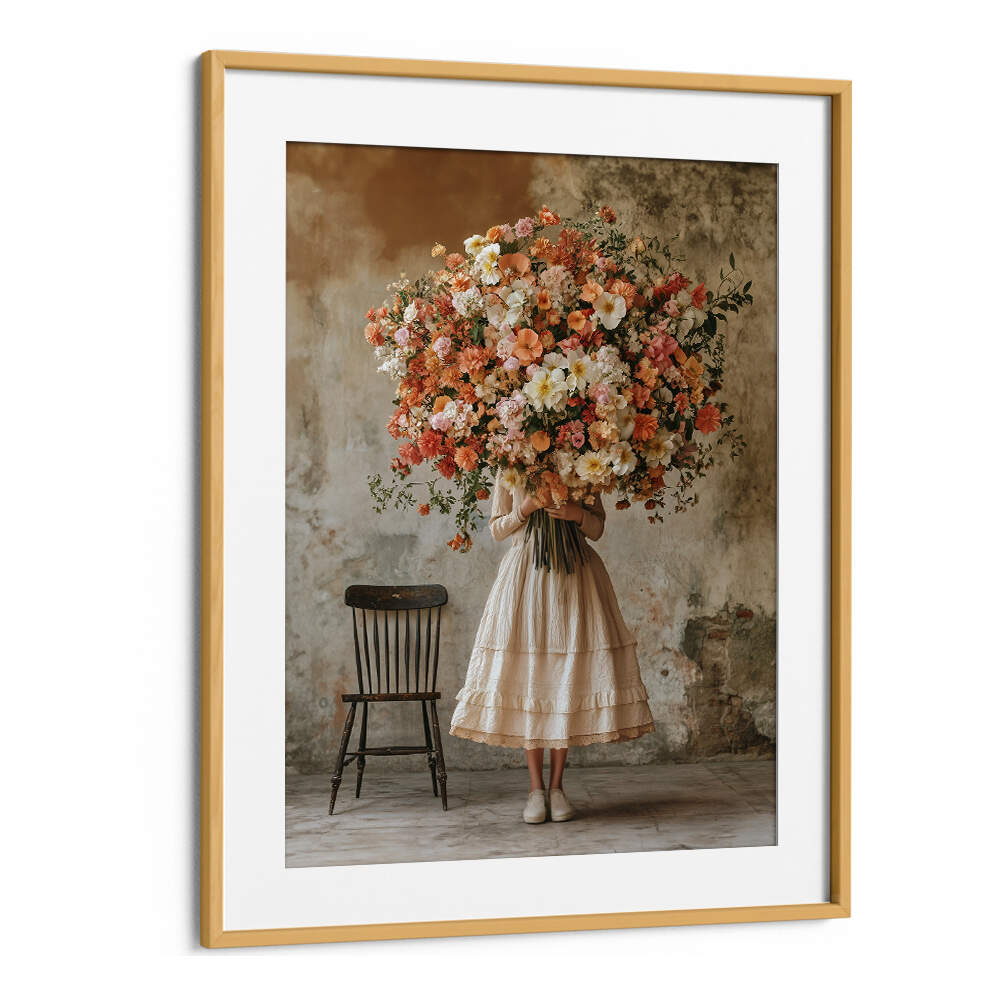 FLOWER HARVEST , FLORAL FLOWER PAINTINGS