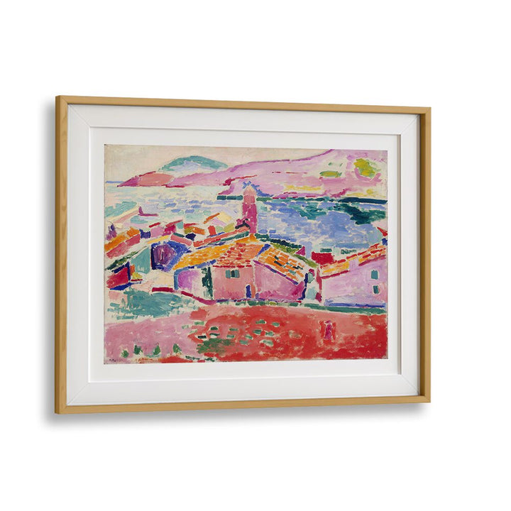 LES TOITS DE COLLIOURE , VINTAGE PAINTINGS