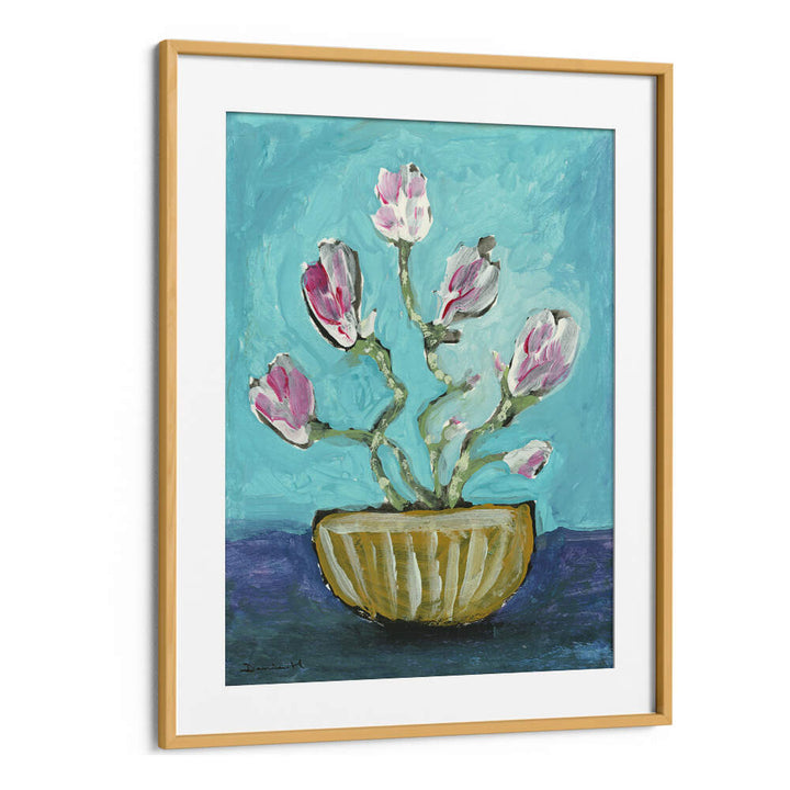 MAGNOLIA VASE , FLORAL FLOWER PAINTINGS