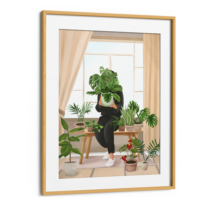 MY LITTLE GARDEN II , BOHO ART PAINTINGS