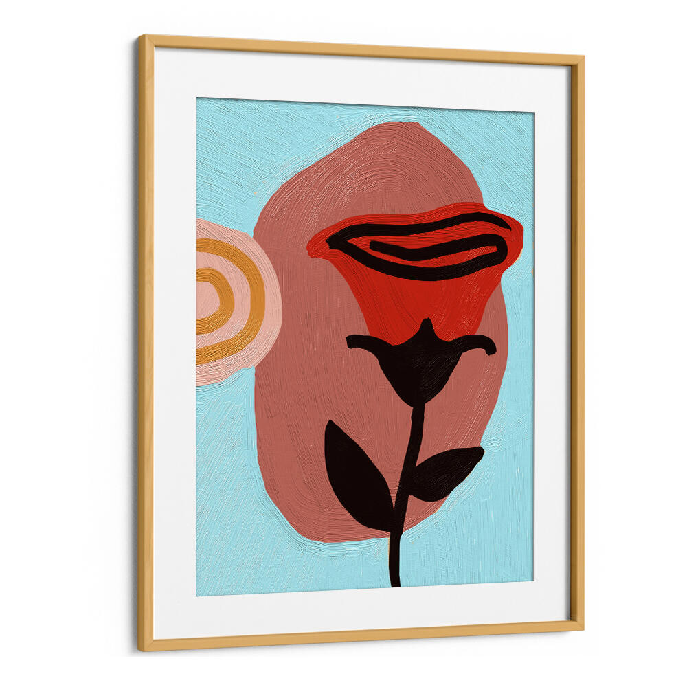 RED ROSE , FLORAL FLOWER PAINTINGS