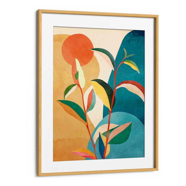 SUNLIT FLORA VISTA , BOHO ART PAINTINGS