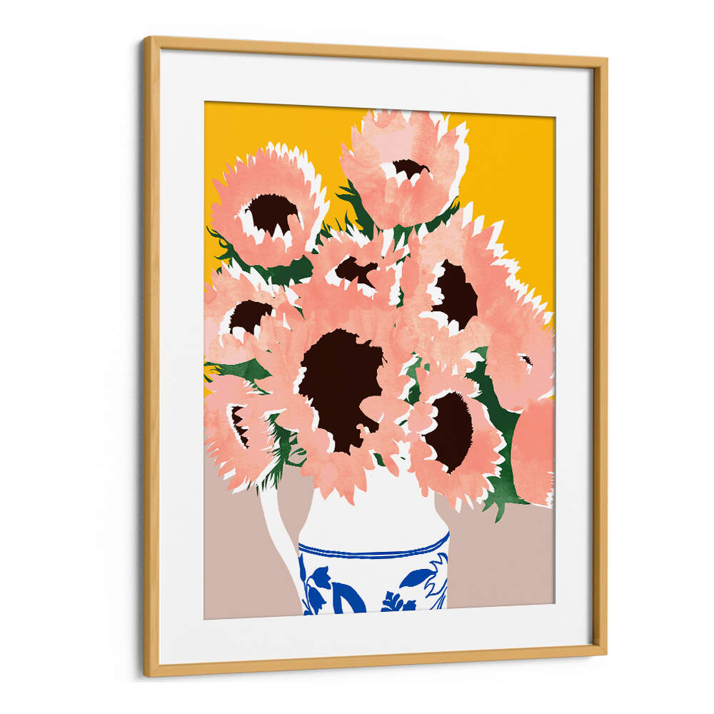 SUNSHINE ON A CLOUDY DAY , FLORAL FLOWER PAINTINGS