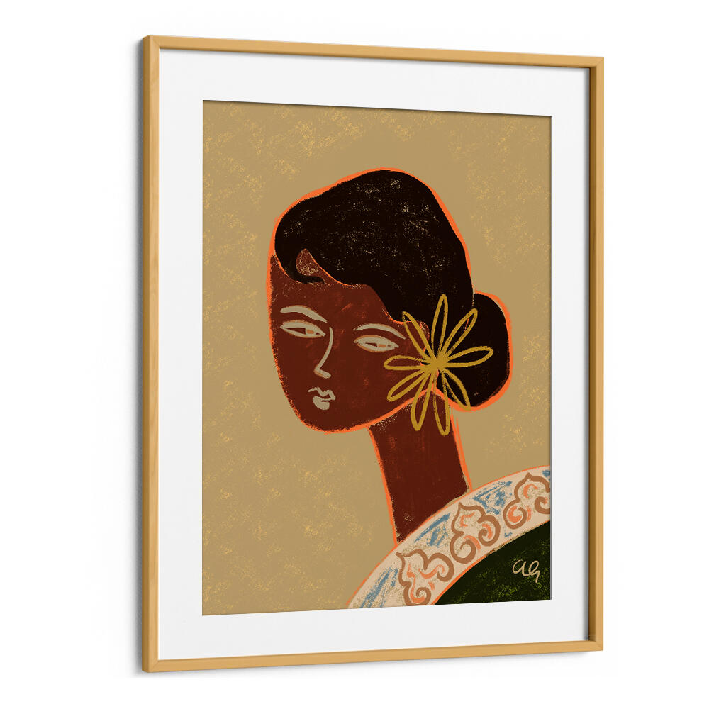 THE GREEN LADY, PORTRAITS & FIGURATIVE ILLUSTRATIONS