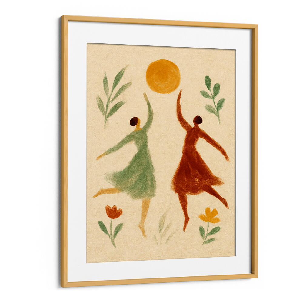 JOYOUS DANCE , BOHO ART PAINTINGS