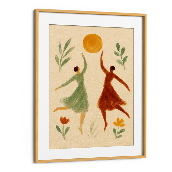 JOYOUS DANCE , BOHO ART PAINTINGS