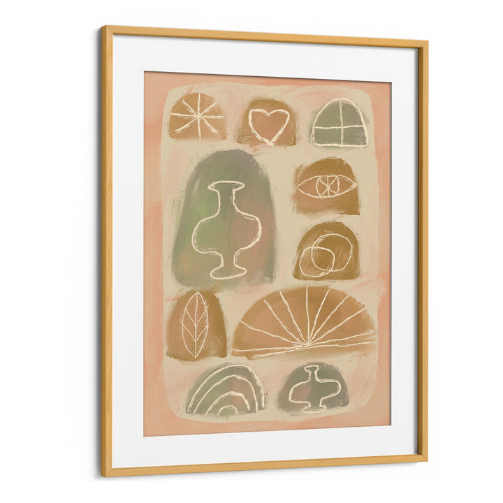 VASE LOVE , BOHO ART PAINTINGS