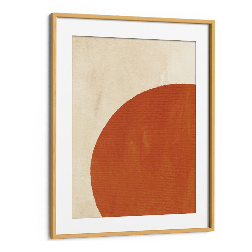 BURNT ORANGE II, BOHO ART PAINTINGS