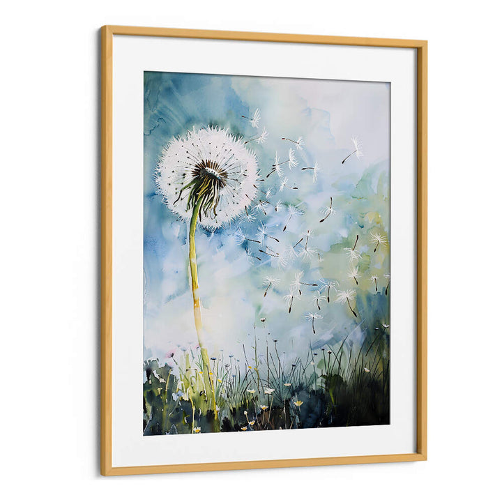 DANDELLION , FLORAL FLOWER PAINTINGS