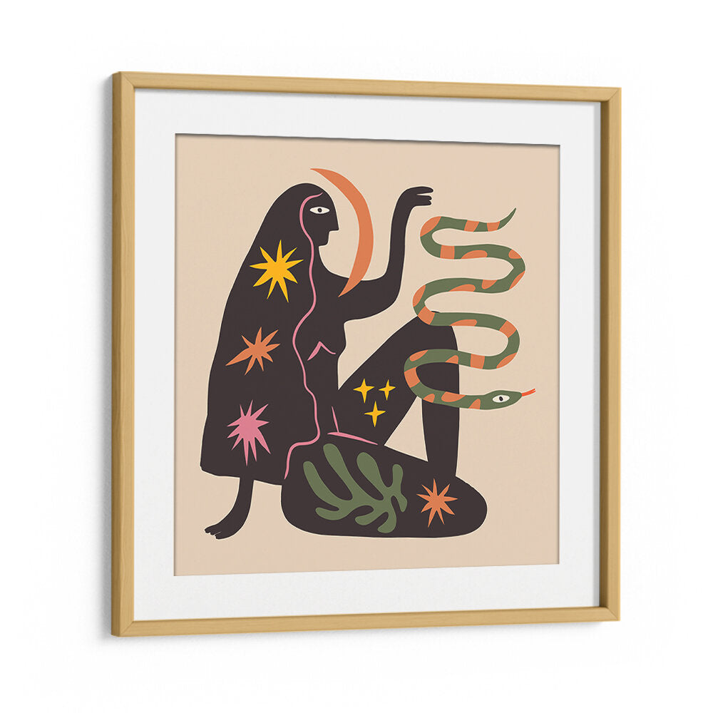 THE SPIRIT SERIES XXI , BOHO ART PAINTINGS