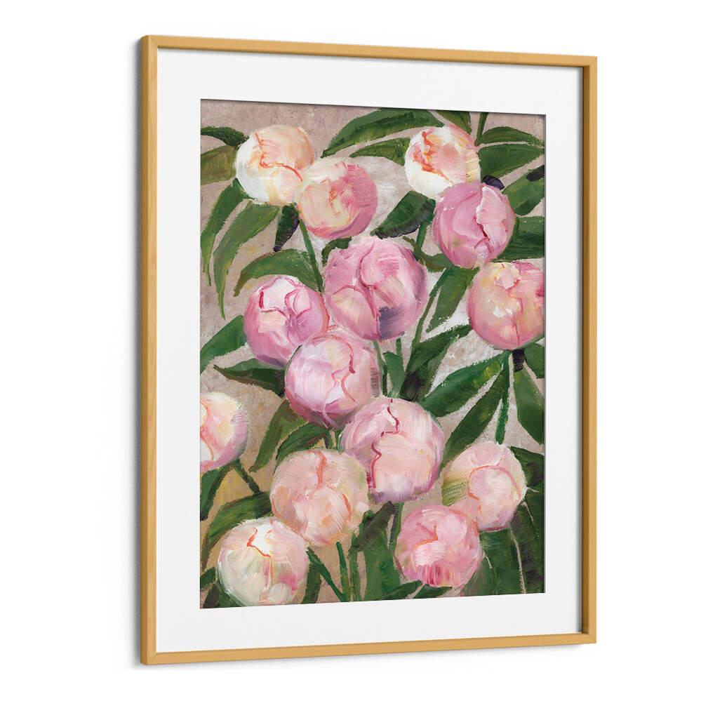 VALENTY PAINTERLY PEONIES , FLORAL FLOWER PAINTINGS