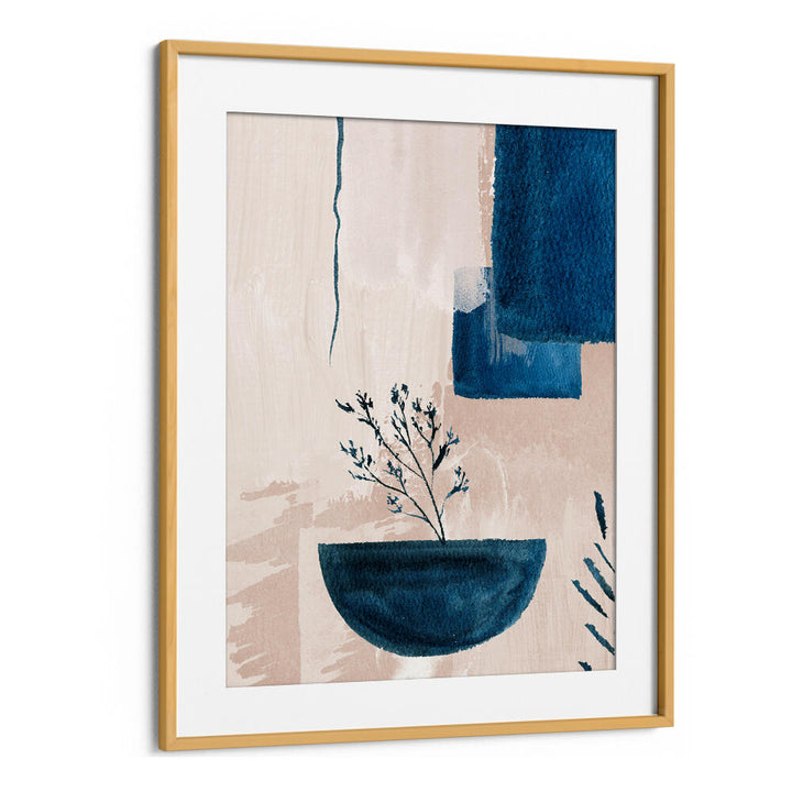 CALM BLUES III , BOHO ART PAINTINGS