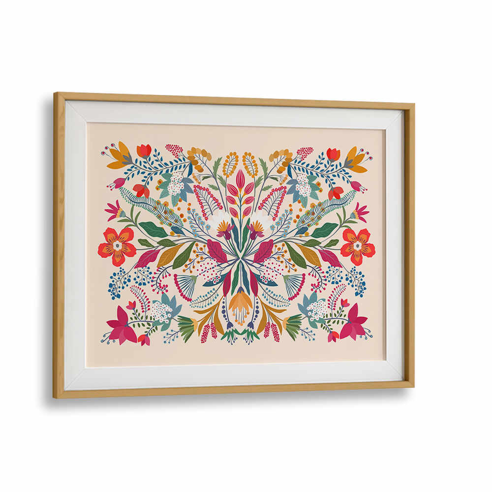 FRIDA'S GARDEN , FLORAL FLOWER PAINTINGS