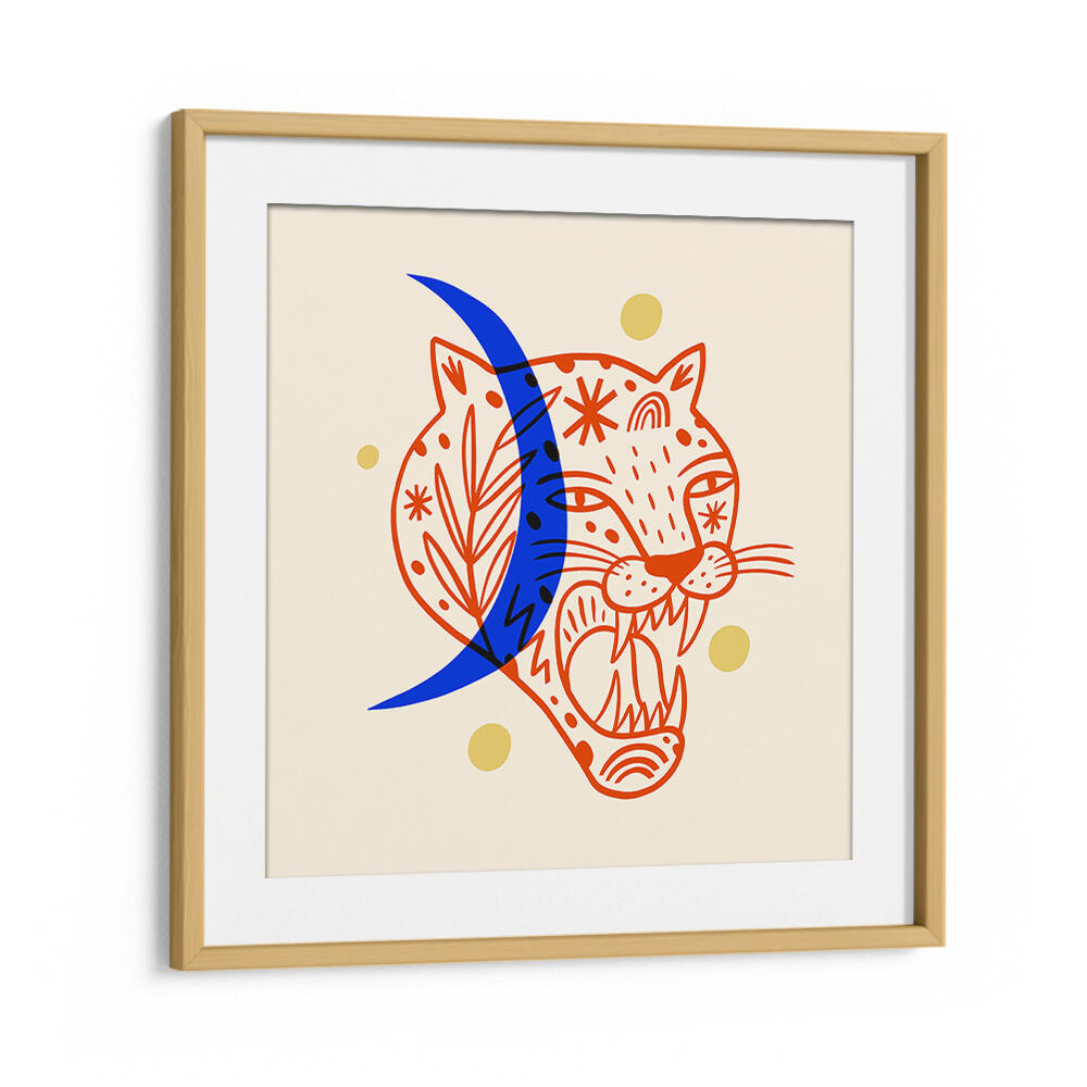 BOHO TIGER II , BOHO ART PAINTINGS