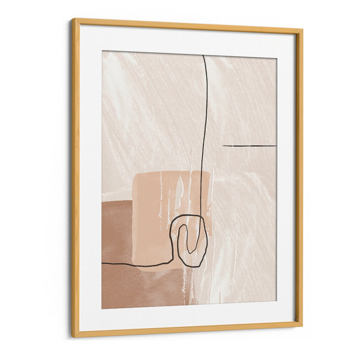 CREAMY I , BOHO ART PAINTINGS