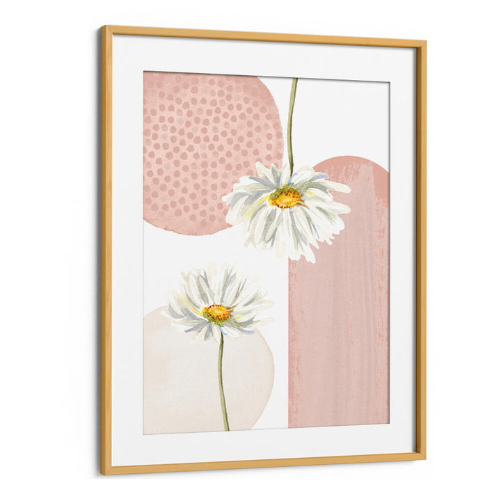 DAISY PINKS III , BOHO ART PAINTINGS