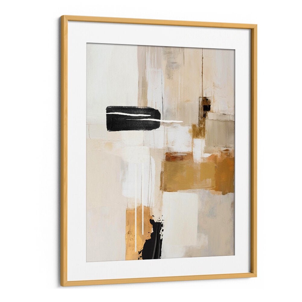 ABSTRACT IN BEIGE I , BOHO ART PAINTINGS