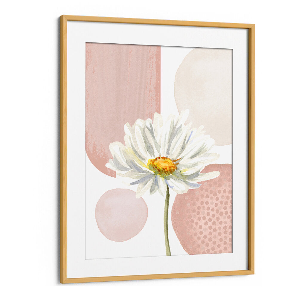 DAISY PINKS I ,BOHO ART PAINTINGS