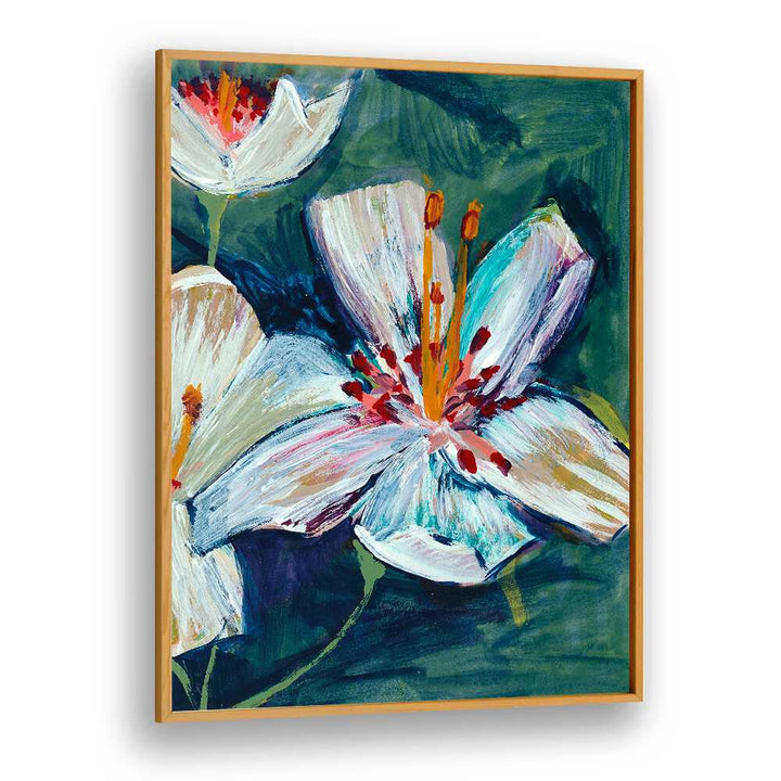 Vibrant ABSTRACT HAND PAINTED LILY, FLORAL FLOWER PAINTINGS bring elegance and artistry to your space.