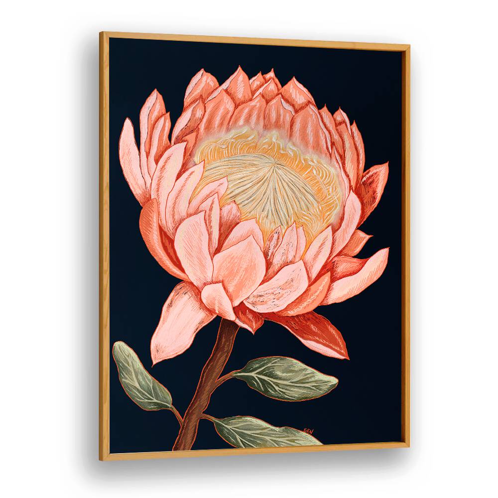 Exquisite ECHO OF THE FYNBOS, FLORAL FLOWER PAINTINGS capturing vibrant South African flora for your decor.