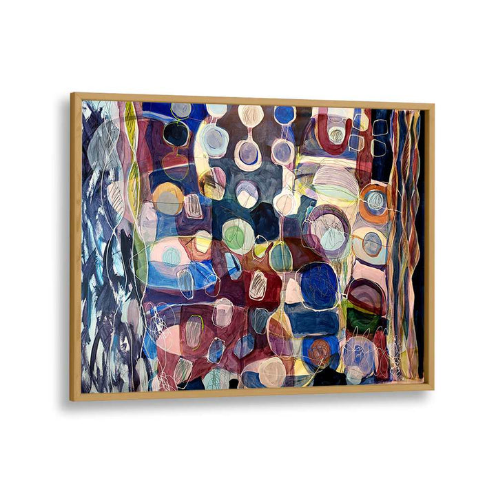 Bright and dynamic ELEMENTS ORGANISEES I, ABSTRACT PAINTINGS perfect for transforming your space with artistry.