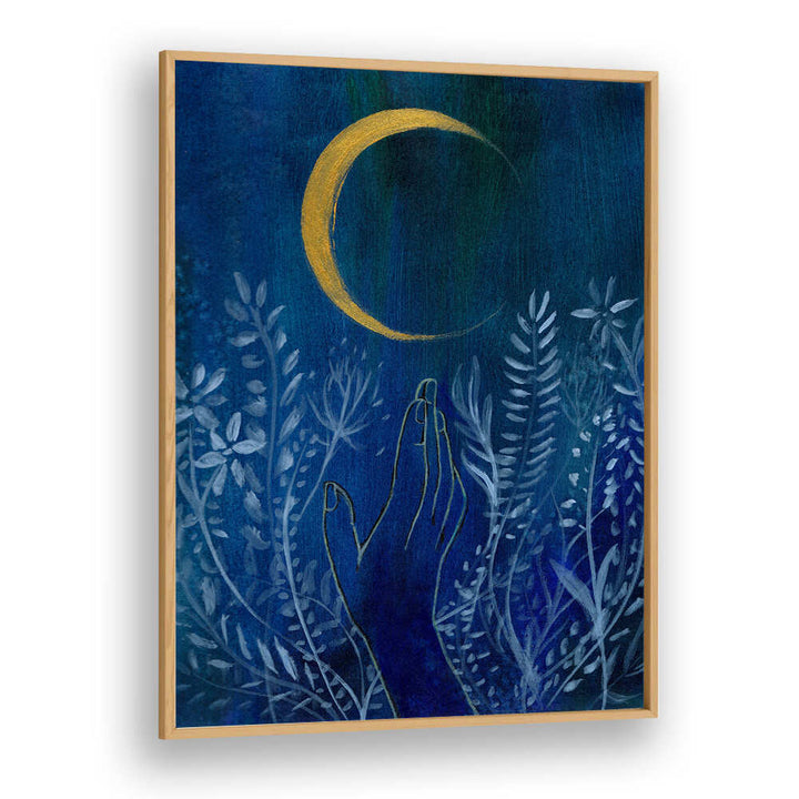 FLOWER MOON , FLORAL FLOWER PAINTINGS