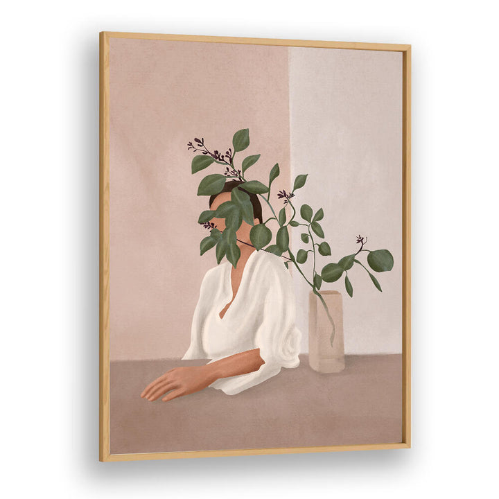 HIDDEN IN FOLIAGE , BOHO ART PAINTINGS
