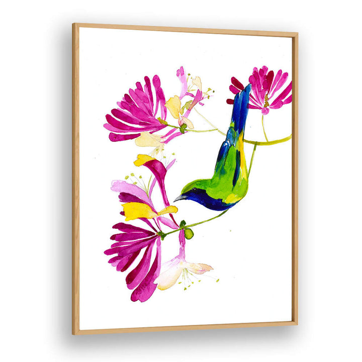 HONEYSUCKLE SEASON SMALL , FLORAL FLOWER PAINTINGS