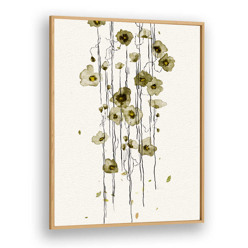 HORIZONTAL GREENERY , FLORAL FLOWER PAINTINGS