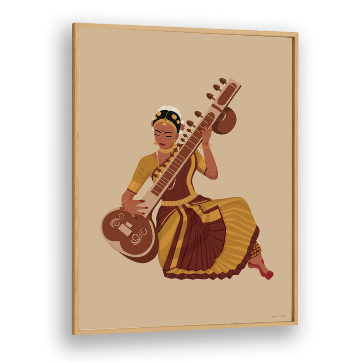 MELODY OF STRINGS , INDIAN ART PAINTINGS