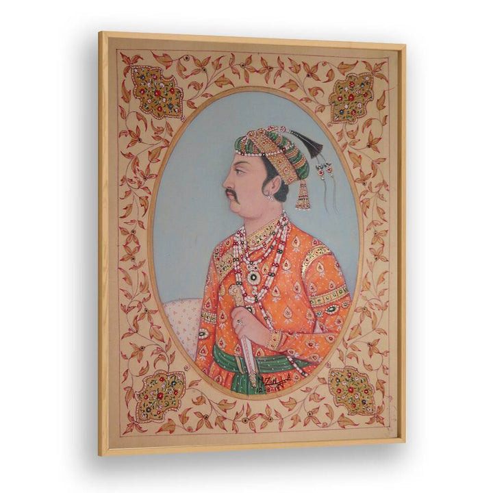 Stunning Mughal King Jhangir, Indian Art Paintings, a timeless masterpiece for your decor. Elevate your space today!