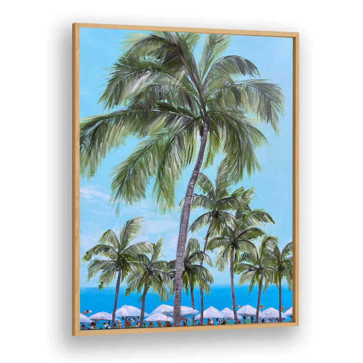 Vibrant TROPICAL PALM TREES II, FLORAL FLOWER PAINTINGS brighten your space with stunning botanical artistry.