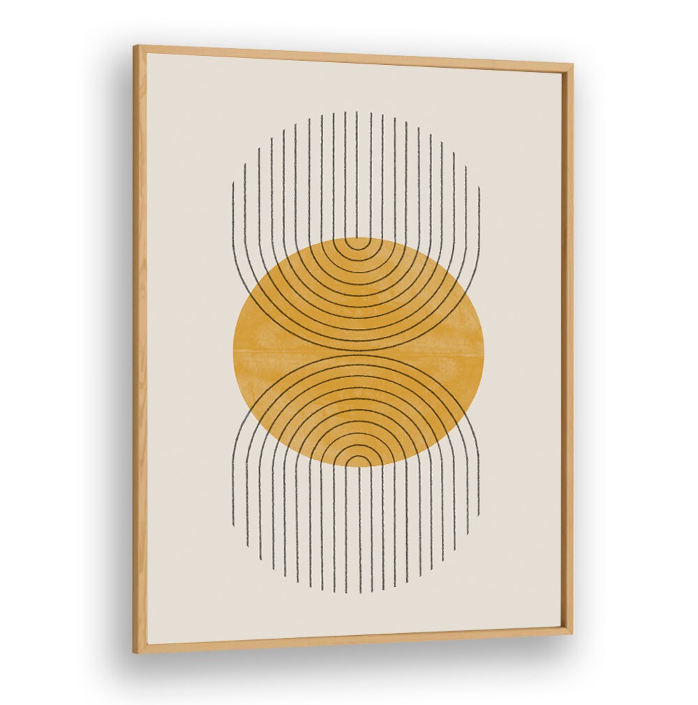 Stunning PERFECT POINT YELLOW, BOHO ART PAINTINGS with warm tones and unique circular designs for your living space.