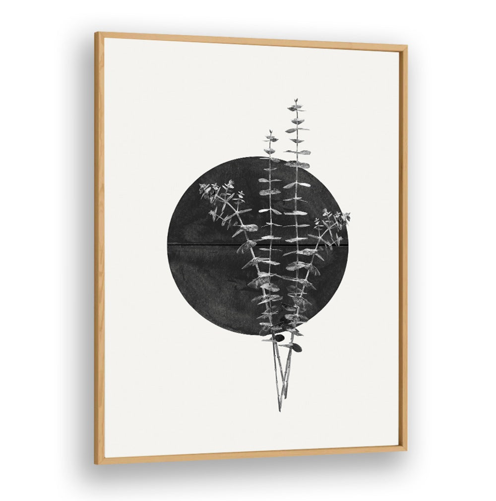 Stylish PLANT AND BLACK SUN, FLORAL FLOWER PAINTINGS featuring a modern design, perfect for contemporary décor.