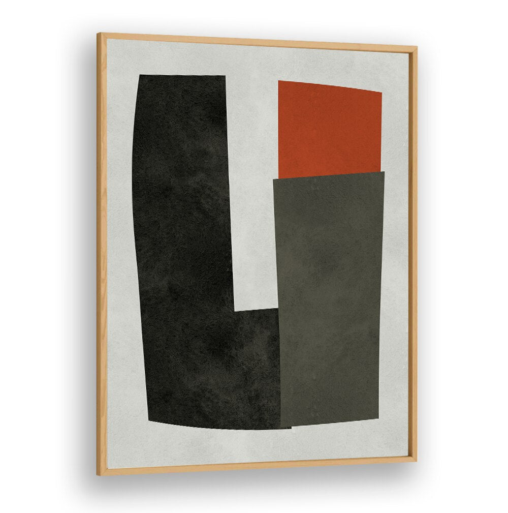 Contemporary MODERN SHAPES VII, GEOMETRIC ART PRINTS featuring bold colors, perfect for enhancing modern decor.