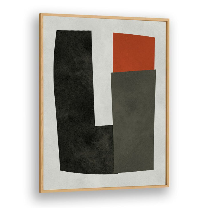 Contemporary MODERN SHAPES VII, GEOMETRIC ART PRINTS featuring bold colors, perfect for enhancing modern decor.