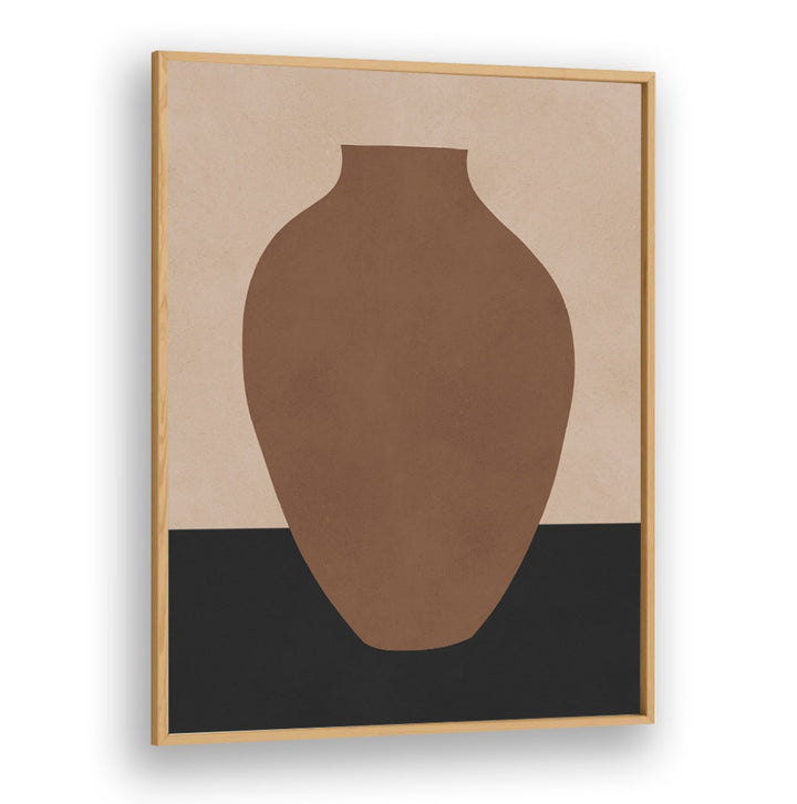 Elegant TRIBAL SHAPES VIII, GEOMETRIC ART PRINTS featuring a modern vase design, perfect for home decor.