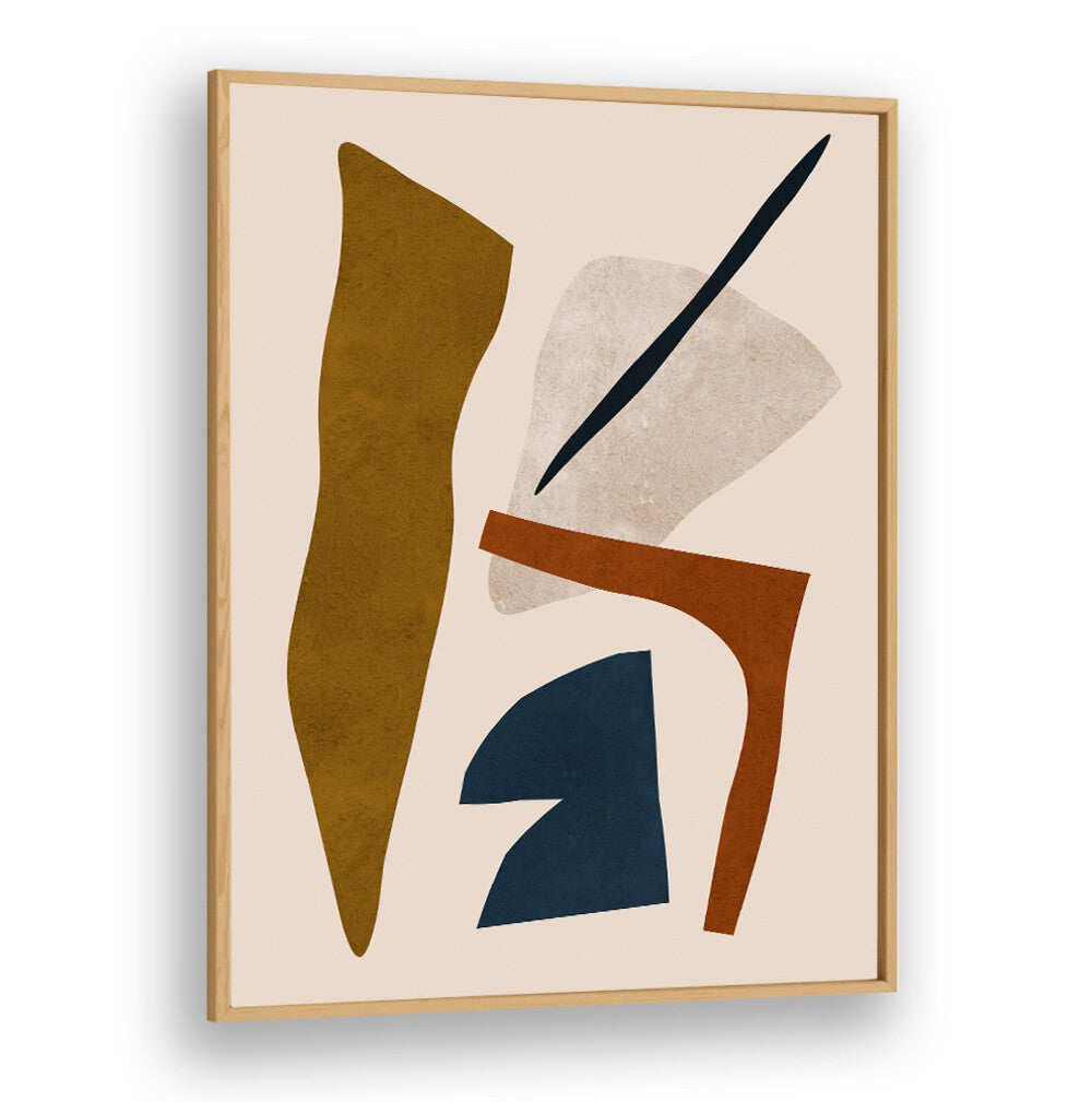 Stylish abstract design featuring earthy tones in the EXPRESSIVE X, BOHO ART PAINTINGS collection for modern decor.