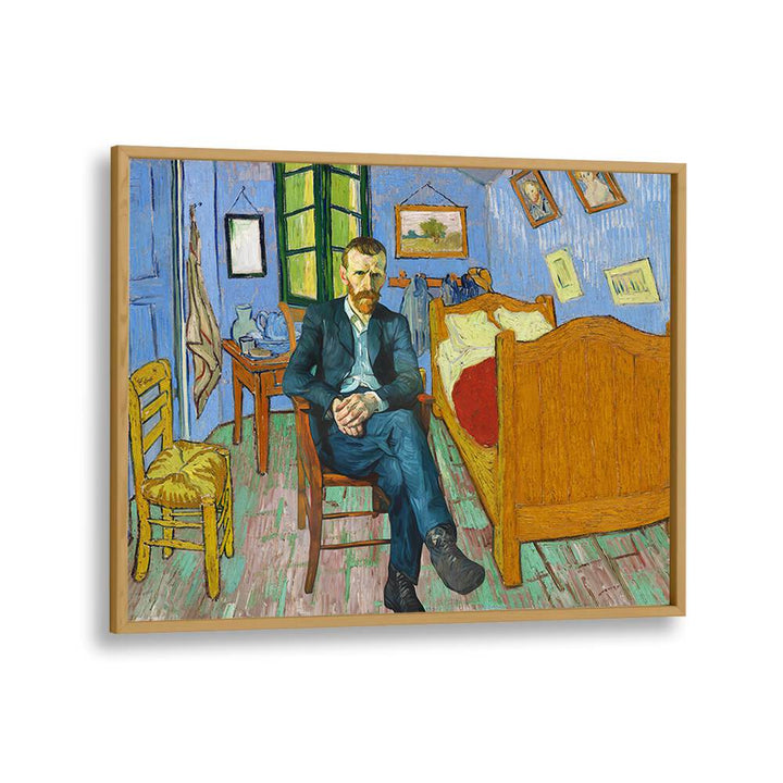 VINCENT'S ROOM, ALTERED ART PRINTS by Dikhotomy showcases a modern take on Van Gogh's iconic essence.