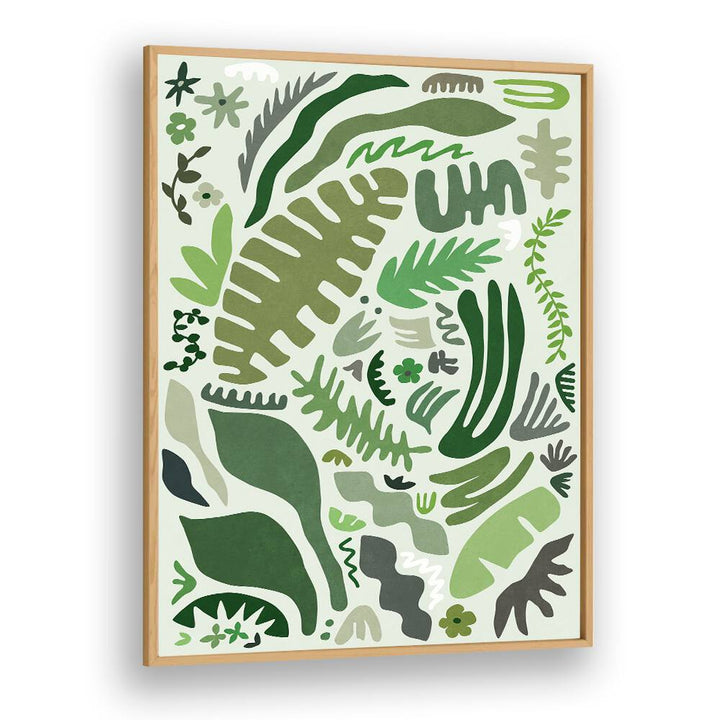 Vibrant greens in the GREEN GARDEN, FLORAL FLOWER PAINTINGS bring nature's beauty to any space. Perfect for your decor!