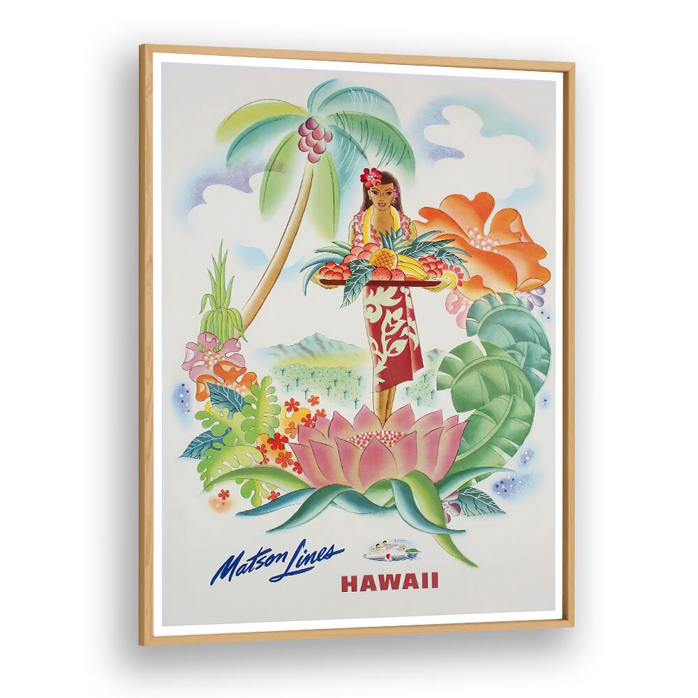 Discover the charm of HAWAII IV, VINTAGE TRAVEL POSTERS, featuring vibrant island scenery and cultural beauty.